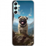 Mobildeksel til Samsung Galaxy A34 med Glad Hund motiv