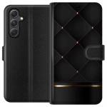 Lommeboketui til Samsung Galaxy A35 med Luksuslinje motiv Lommeboketui til Samsung Galaxy A35 med Luksuslinje motiv