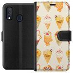 Lommeboketui til Samsung Galaxy A40 med Glassig motiv