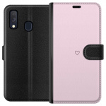 Lommeboketui til Samsung Galaxy A40 med Hjerte motiv