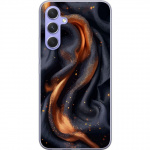 Mobildeksel til Samsung Galaxy A54 med Brennende silke motiv