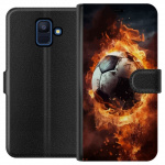 Lommeboketui til Samsung Galaxy A6 (2018) med Fotball motiv