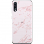 Mobildeksel til Samsung Galaxy A70 med Rosa Hjerte motiv