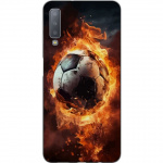 Mobildeksel til Samsung Galaxy A7 (2018) med Fotball motiv