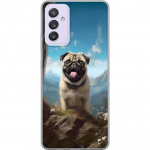 Mobildeksel til Samsung Galaxy A82 5G med Glad Hund motiv