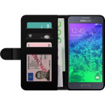 Lommeboketui til Samsung Galaxy Alpha med Kirsebær motiv