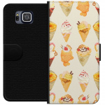 Lommeboketui til Samsung Galaxy Alpha med Glassig motiv