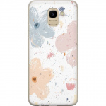 Mobildeksel til Samsung Galaxy J6 med Blomster motiv Mobildeksel til Samsung Galaxy J6 med Blomster motiv