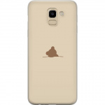 Mobildeksel til Samsung Galaxy J6 med Nalle motiv