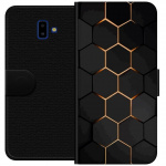 Lommeboketui til Samsung Galaxy J6+ med Luksuriøst Mønster motiv