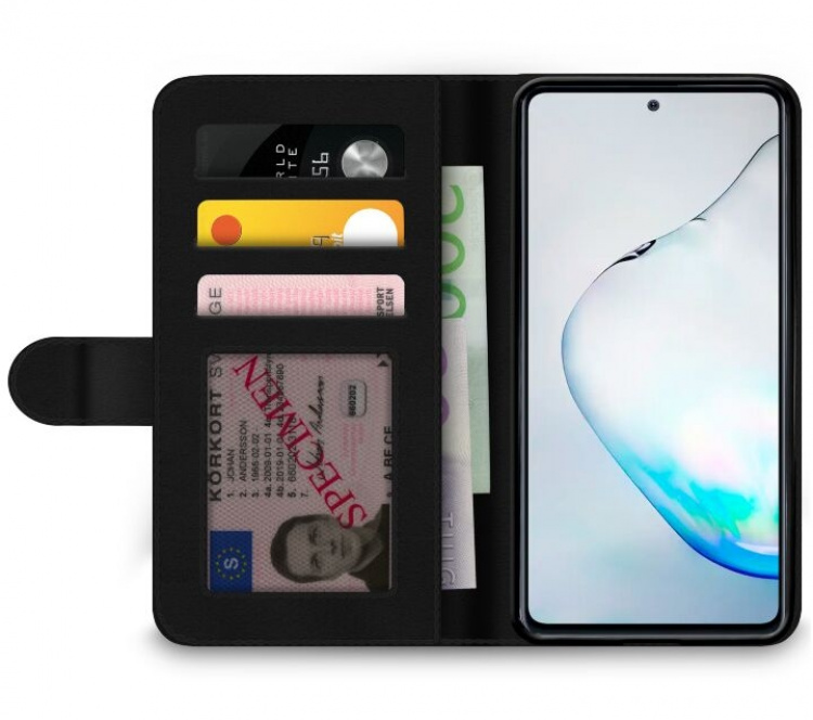 Lommeboketui til Samsung Galaxy Note10 Lite med Glad Hund motiv