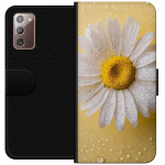 Lommeboketui til Samsung Galaxy Note20 med Porselensblomst motiv