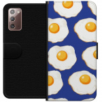 Lommeboketui til Samsung Galaxy Note20 med Stekte egg motiv