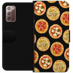 Lommeboketui til Samsung Galaxy Note20 med Pizza motiv
