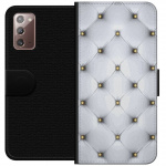 Lommeboketui til Samsung Galaxy Note20 med Luksuriøst motiv Lommeboketui til Samsung Galaxy Note20 med Luksuriøst motiv