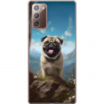 Mobildeksel til Samsung Galaxy Note20 med Glad Hund motiv