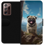 Lommeboketui til Samsung Galaxy Note20 Ultra med Glad Hund motiv