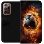 Lommeboketui til Samsung Galaxy Note20 Ultra med Fotball motiv