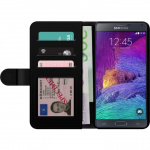 Lommeboketui til Samsung Galaxy Note 4 med Magiske blomster motiv