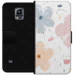 Lommeboketui til Samsung Galaxy Note 4 med Blomster motiv