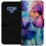 Lommeboketui til Samsung Galaxy Note9 med Magiske blomster motiv Lommeboketui til Samsung Galaxy Note9 med Magiske blomster motiv
