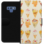Lommeboketui til Samsung Galaxy Note9 med Glassig motiv Lommeboketui til Samsung Galaxy Note9 med Glassig motiv