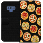 Lommeboketui til Samsung Galaxy Note9 med Pizza motiv