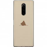 Mobildeksel til Sony Xperia 1 med Nalle motiv