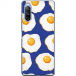 Mobildeksel til Sony Xperia 10 III med Stekte egg motiv