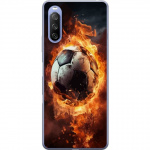 Mobildeksel til Sony Xperia 10 III med Fotball motiv