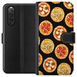 Lommeboketui til Sony Xperia 10 V med Pizza motiv