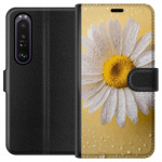 Lommeboketui til Sony Xperia 1 III med Porselensblomst motiv