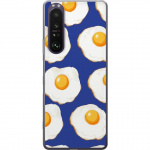 Mobildeksel til Sony Xperia 1 III med Stekte egg motiv
