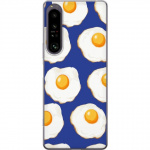 Mobildeksel til Sony Xperia 1 IV med Stekte egg motiv