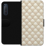 Lommeboketui til Sony Xperia 5 II med Gullglans motiv