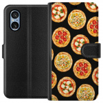 Lommeboketui til Sony Xperia 5 V med Pizza motiv