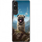 Mobildeksel til Sony Xperia 5 V med Glad Hund motiv