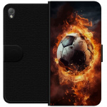 Lommeboketui til Sony Xperia Z3 med Fotball motiv