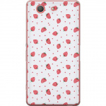 Mobildeksel til Sony Xperia Z3 Compact med Jordbær motiv Mobildeksel til Sony Xperia Z3 Compact med Jordbær motiv