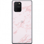 Mobildeksel til Samsung Galaxy S10 Lite med Rosa Hjerte motiv