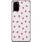 Mobildeksel til Samsung Galaxy S20+ med Jordbær motiv Mobildeksel til Samsung Galaxy S20+ med Jordbær motiv