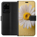 Lommeboketui til Samsung Galaxy S20 Ultra med Porselensblomst motiv