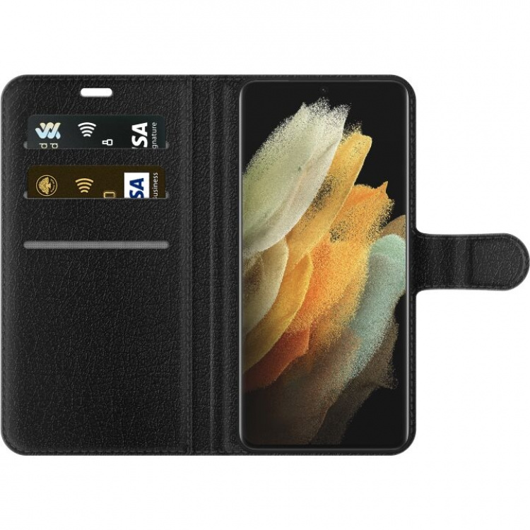 Lommeboketui til Samsung Galaxy S21 Ultra 5G med Blomster motiv