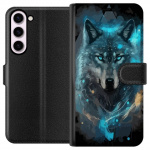 Lommeboketui til Samsung Galaxy S23+ med Ulve motiv Lommeboketui til Samsung Galaxy S23+ med Ulve motiv