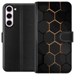Lommeboketui til Samsung Galaxy S23+ med Luksuriøst Mønster motiv Lommeboketui til Samsung Galaxy S23+ med Luksuriøst Mønster motiv