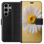 Lommeboketui til Samsung Galaxy S23 Ultra med Porselensblomst motiv Lommeboketui til Samsung Galaxy S23 Ultra med Porselensblomst motiv