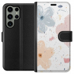 Lommeboketui til Samsung Galaxy S23 Ultra med Blomster motiv