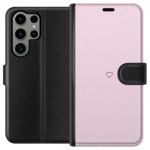 Lommeboketui til Samsung Galaxy S23 Ultra med Hjerte motiv