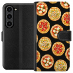 Lommeboketui til Samsung Galaxy S24+ med Pizza motiv