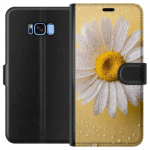Lommeboketui til Samsung Galaxy S8 med Porselensblomst motiv